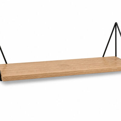 Półka dębowa 76 cm ścienna Ora