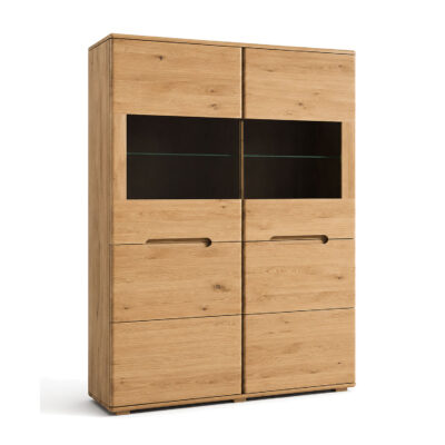 Barek dębowy 120 cm do salonu Valverde