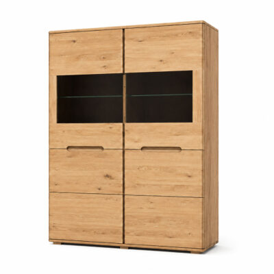 Barek dębowy 120 cm do salonu Valverde