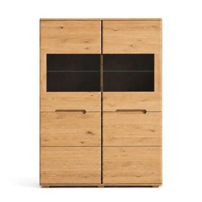 Barek dębowy 120 cm do salonu Valverde