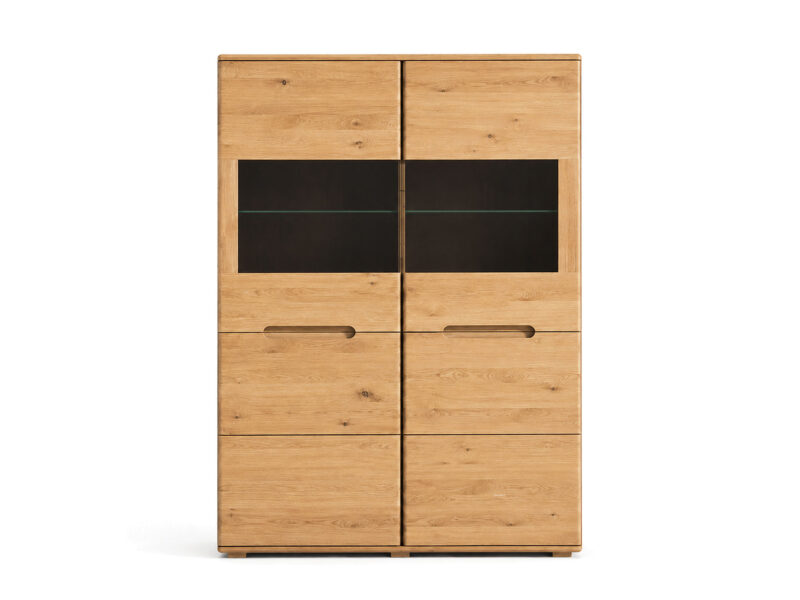 Barek dębowy 120 cm do salonu Valverde