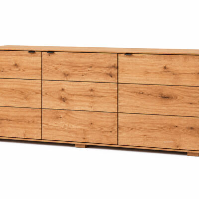 Komoda dębowa 180 cm do jadalni Tenera