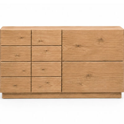 Komoda dębowa 129 cm do salonu Merano
