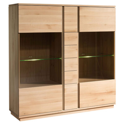 Barek dębowy 146 cm do salonu Limera