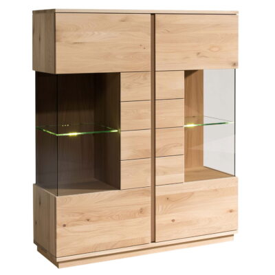 Barek dębowy 123 cm do salonu Limera