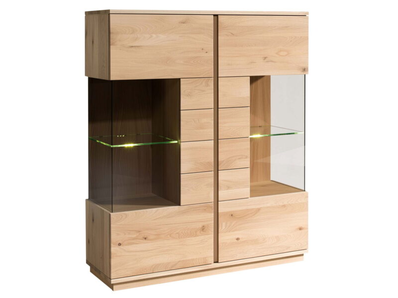 Barek dębowy 123 cm do salonu Limera