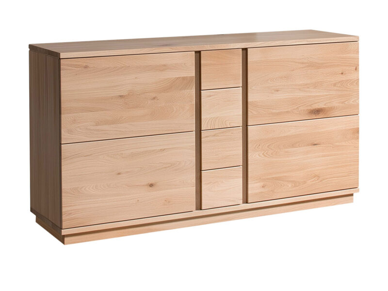 Komoda dębowa 146 cm do salonu Limera