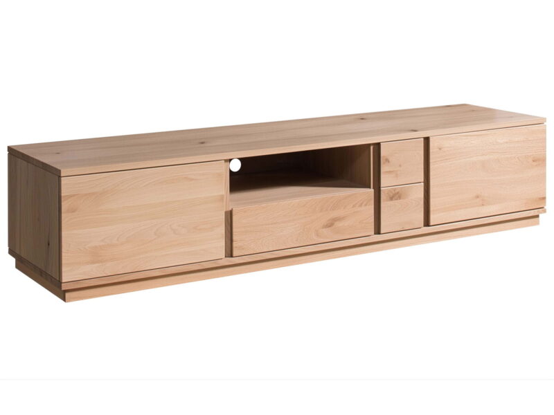 Szafka RTV dębowa 209 cm pod telewizor Limera