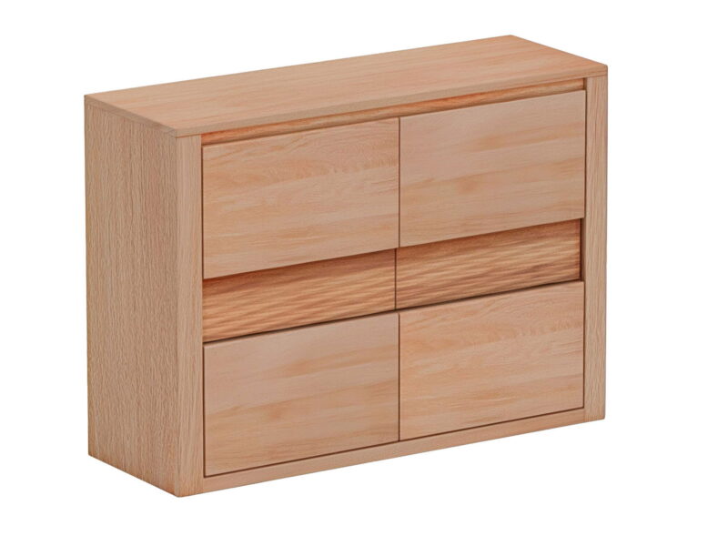 Komoda dębowa 124 cm do salonu Malaren