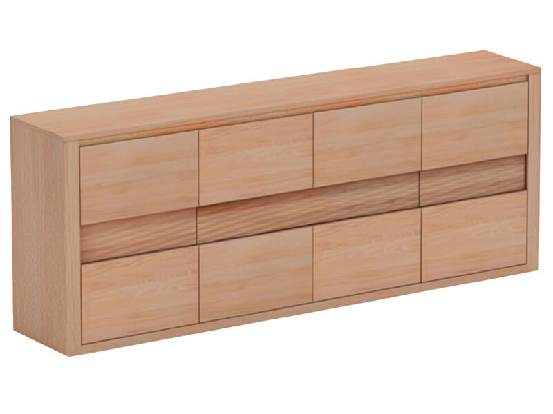 Komoda dębowa 234 cm do jadalni Malaren