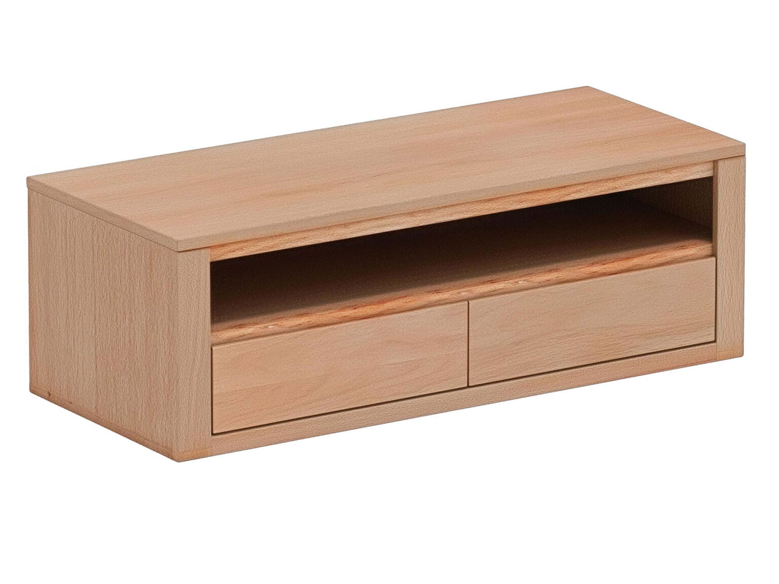 Szafka RTV dębowa 124 cm mała do salonu Malaren