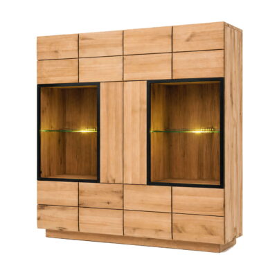 Barek dębowy 129 cm do salonu Merano