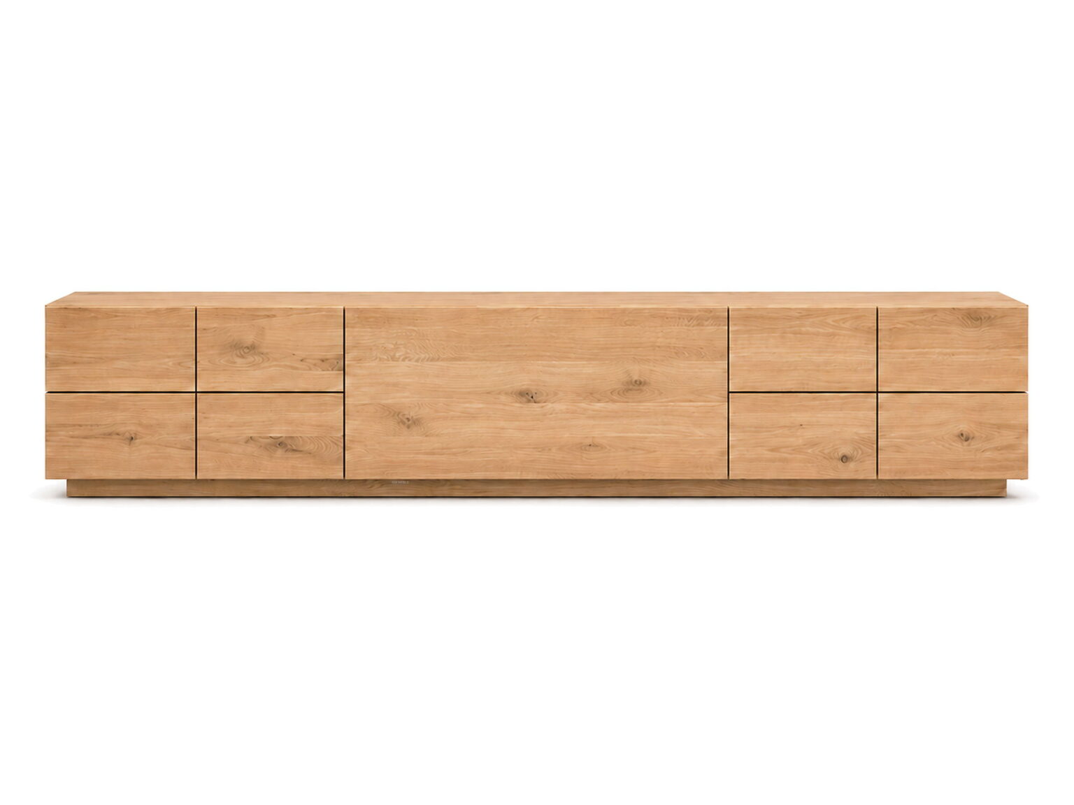 Szafka RTV dębowa 194 cm pod telewizor Merano